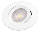 Spot Led Smd 7w Dicroica Embutir Aaatop Redondo Aaatop Bq Cor Branco-quente 110V/220V