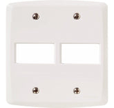 Placa 4x4 2 Postos Lux Branco - Tramontina