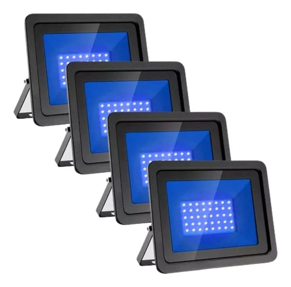 Refletor Led 20w Holofote Azul/verde A Prova Dagua Bivolti