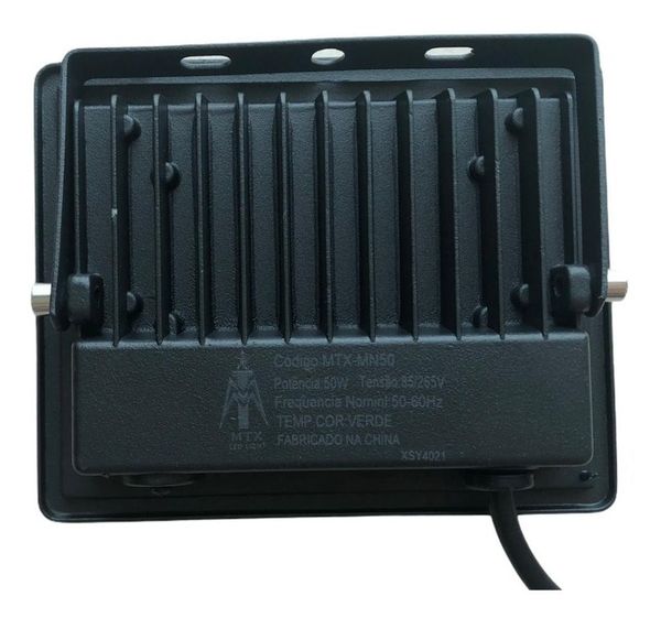 Refletor Holofote Led 50w Luz Verde Bivolt Jardim