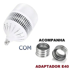 Lâmpada Led Bulbo Alta Potência 80w E27 Luz Branco-frio 110V/220V