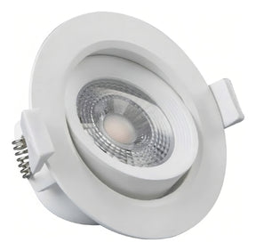 10 Spot De Led 5w Branco Quente 3000k Redondo Bivolt 110v/220v