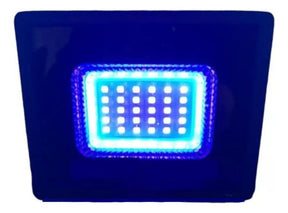 Refletor Uv Led 30w Luz Negra Balada Bivolt Festas Dj Roxo
