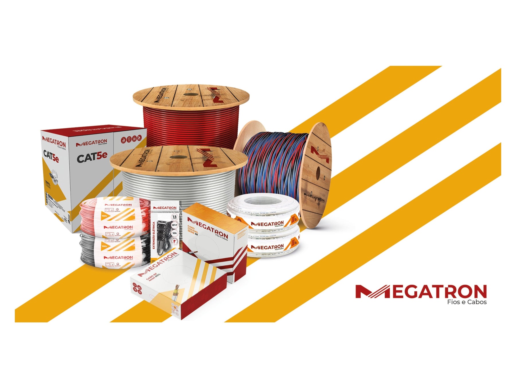 Cabo PP Flexivel 750V 4x6,00mm Megatron - Vendido por Metro