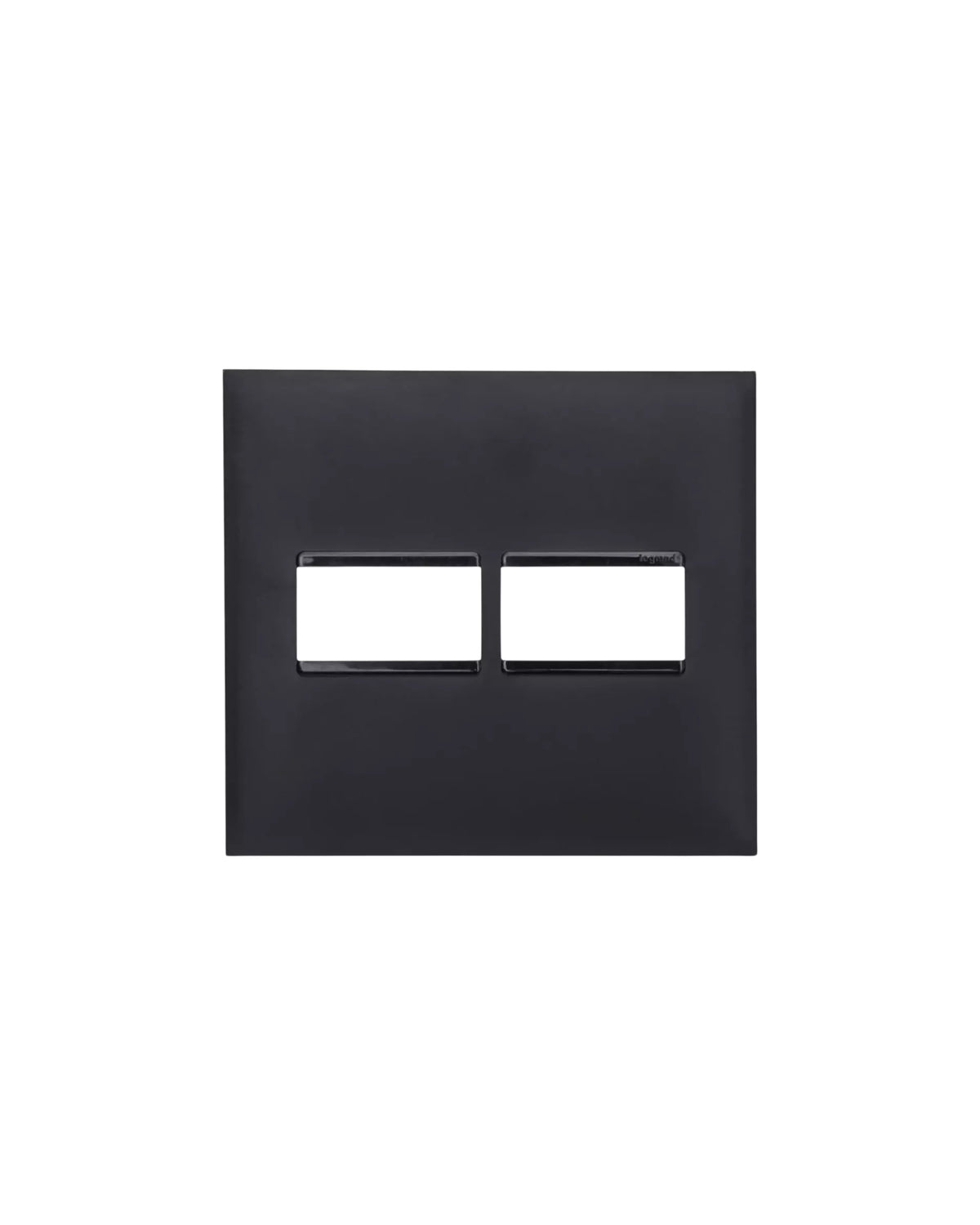 Placa 4x4 2 Postos Preto Separados Pial Plus - Legrand
