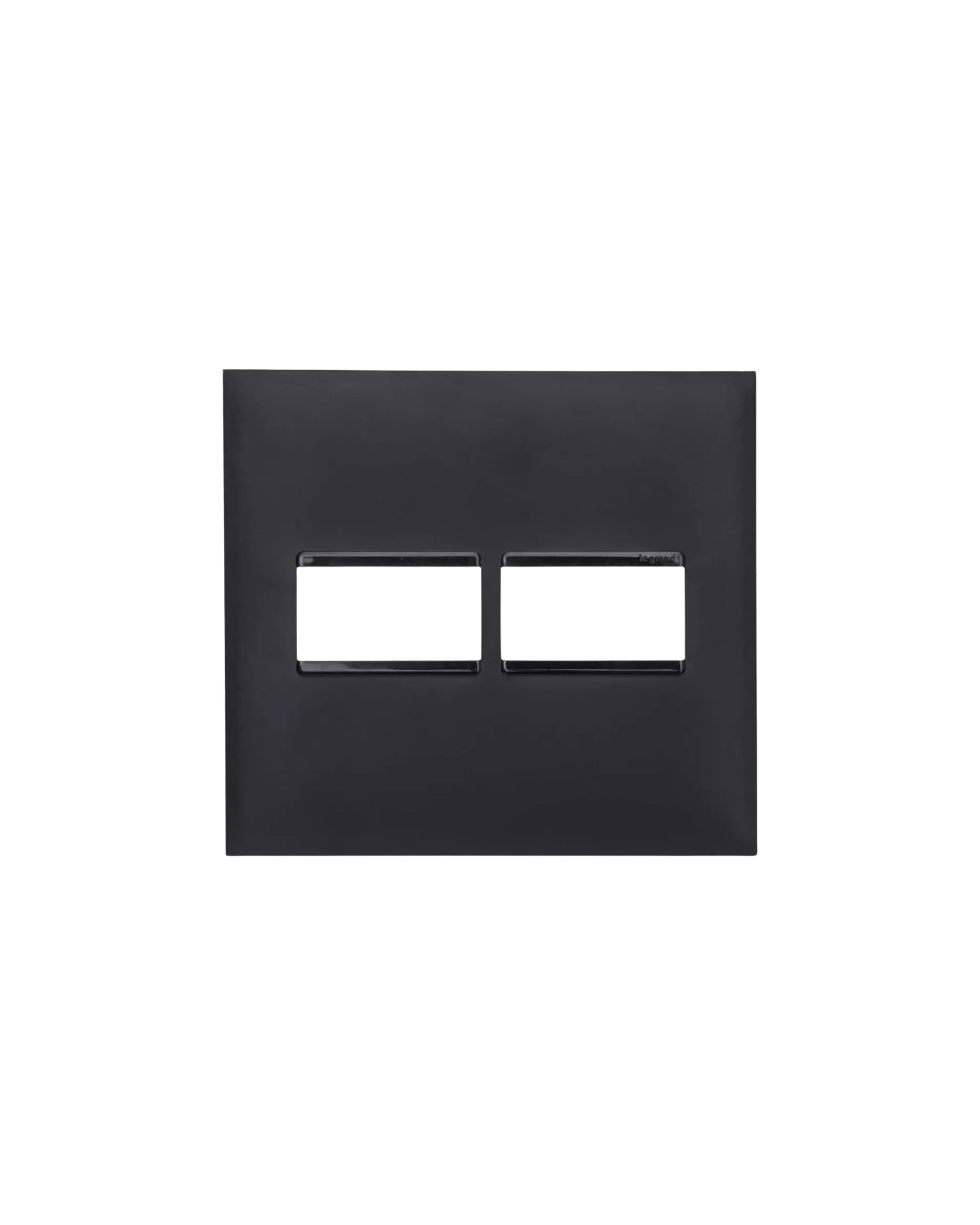 Placa 4x4 2 Postos Preto Separados Pial Plus - Legrand