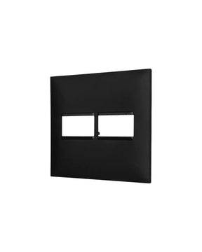 Placa 4x4 2 Postos Preto Separados Pial Plus - Legrand