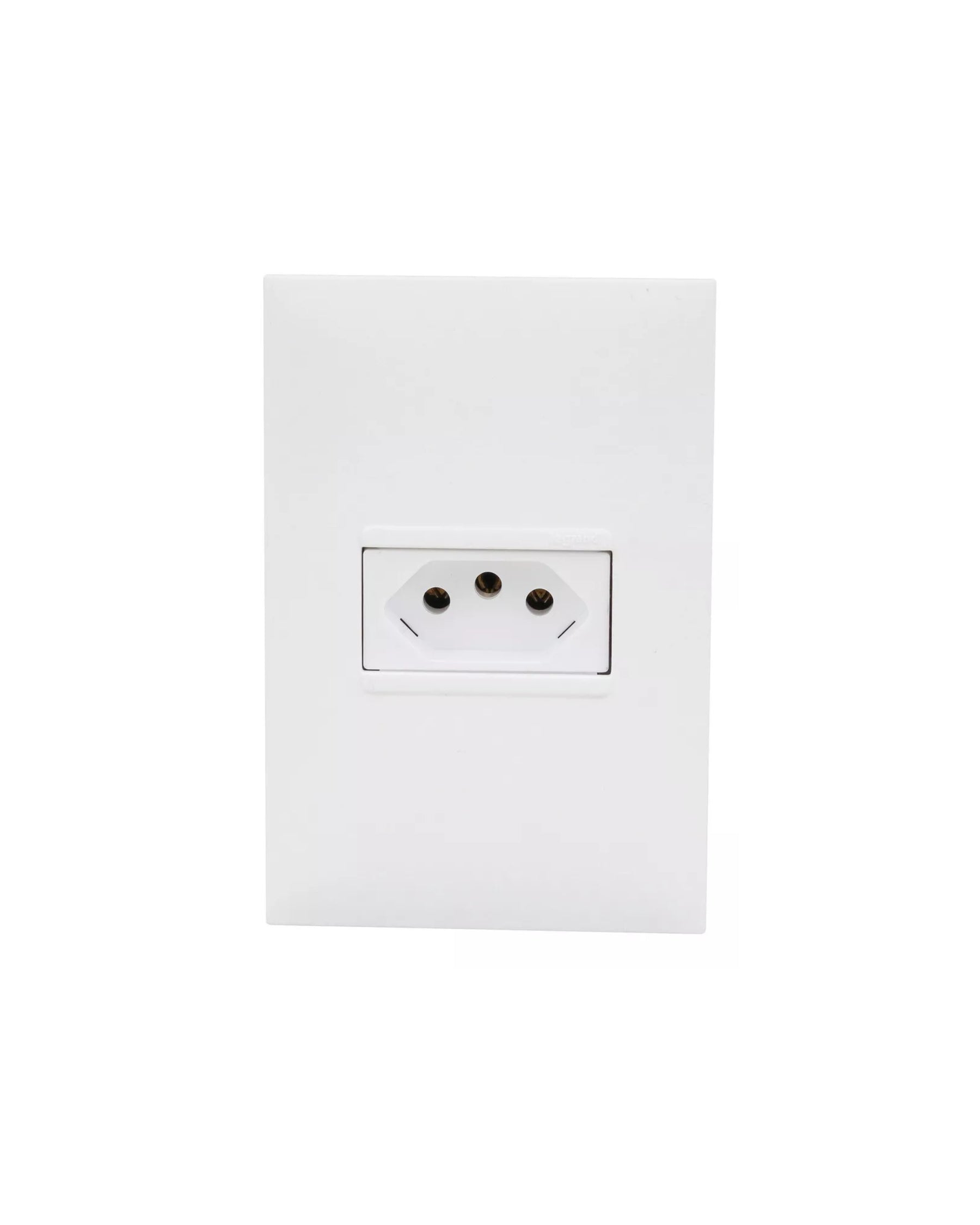 Conjunto 1 Tomada 4x2 2P+T 20A Branco Pial Plus - Legrand 615081BC