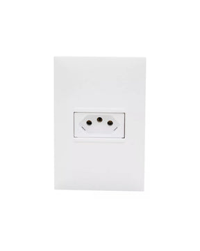 Conjunto 1 Tomada 4x2 2P+T 20A Branco Pial Plus - Legrand 615081BC