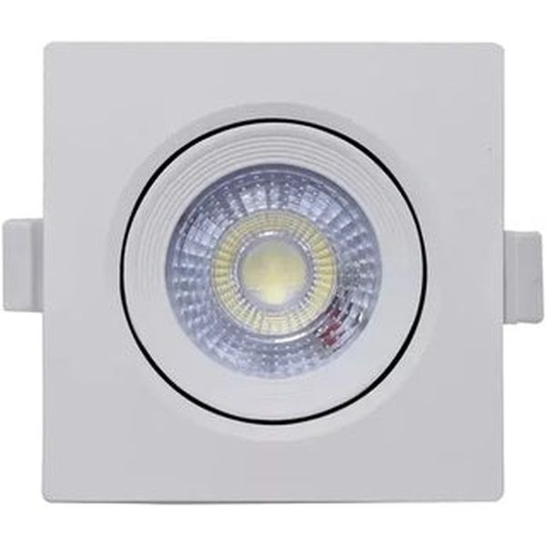 Spot Led 3w Direcionável Embutir Quadrado Teto Sanca BF/BQ