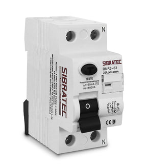 DR Interruptor Diferencial Residual 2P 25A 300mA - Sibratec