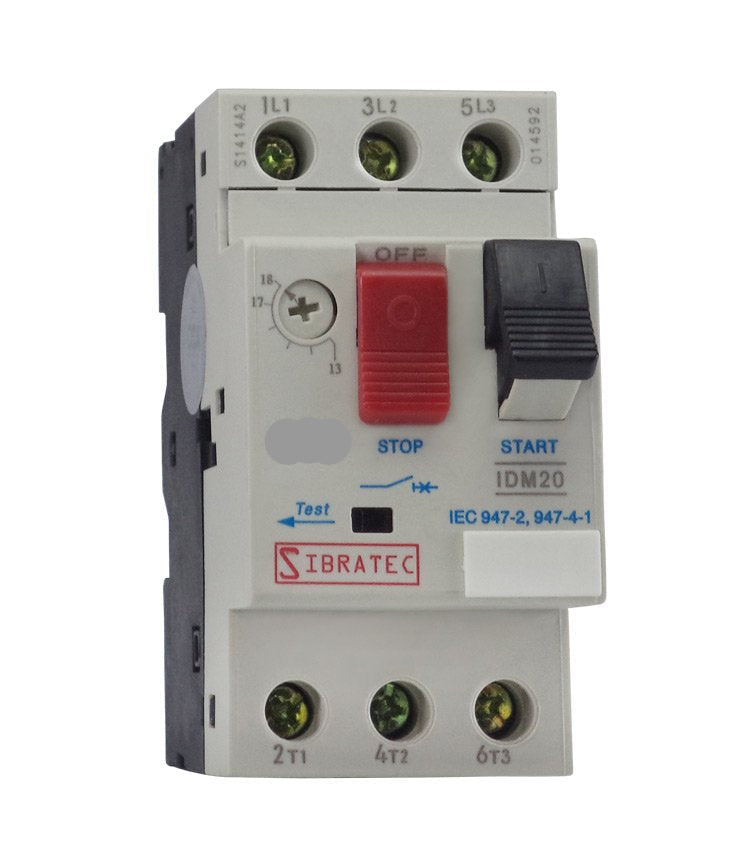 Disjuntor Motor Série IDM 3P 13-18A - Sibratec