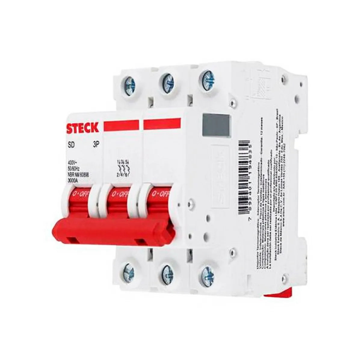 Disjuntor Din 3P Tripolar 32A - Steck