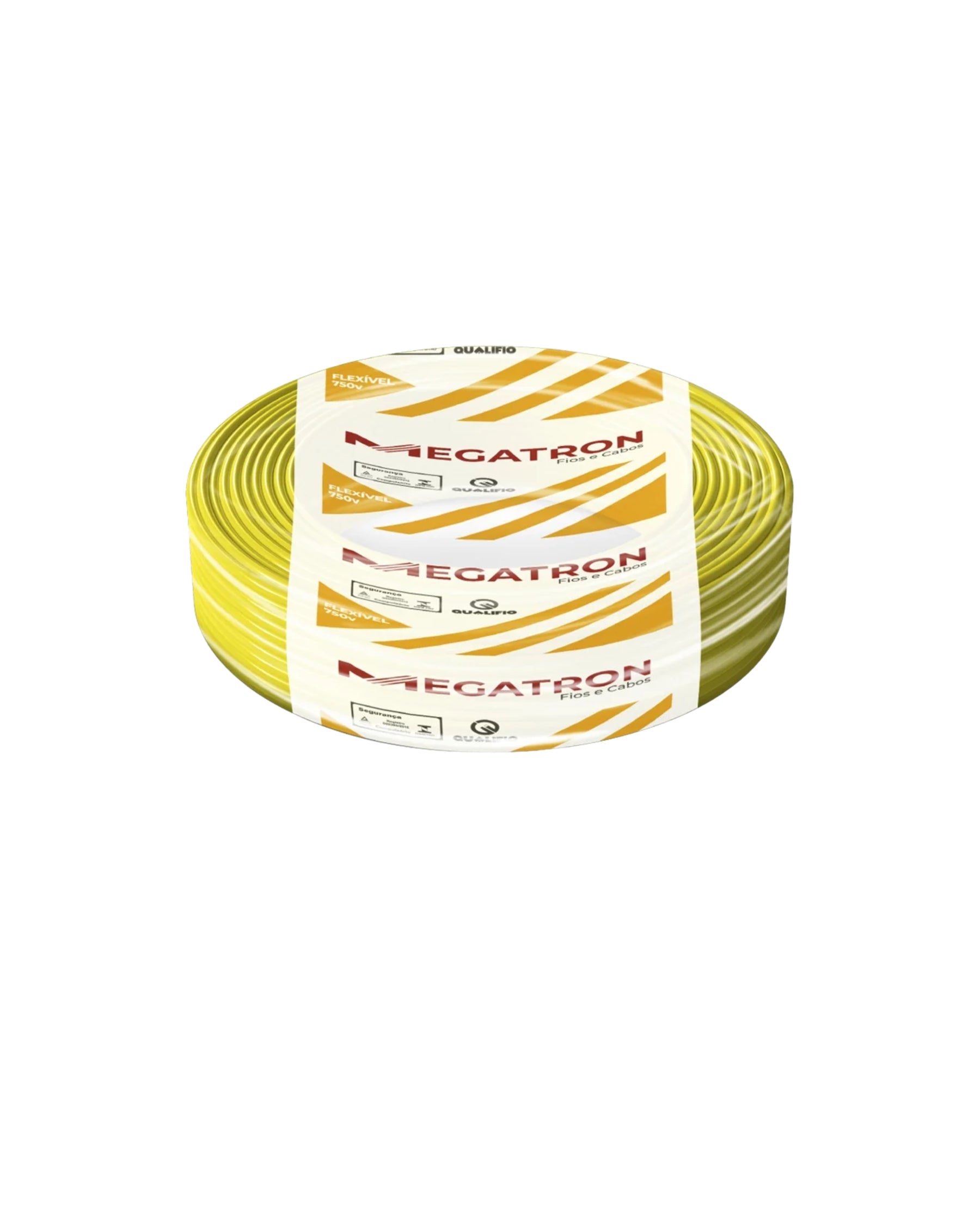 Cabo Flexível 750V 2,50mm Rolo Com 100 Metros Megatron